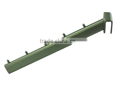 Chrome Satin 5-pin Metal Bracket Garment Apparel hooks