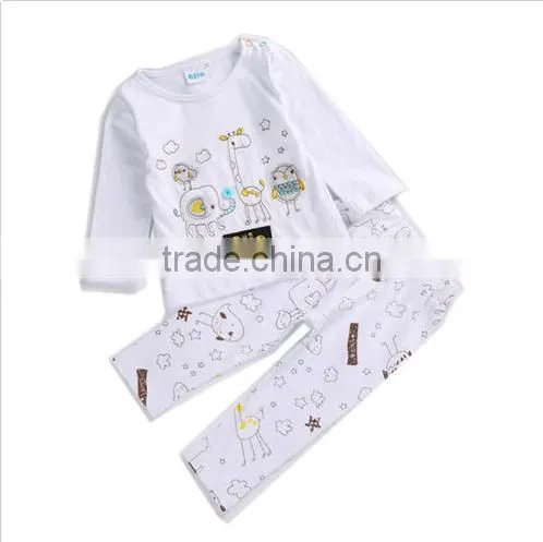 Wholesale OEM baby clothes long sleeve cotton family christmas pajamas for children cheap kids pajamas