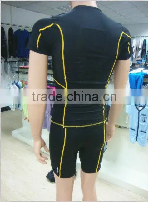 Team short sleeve cycling set