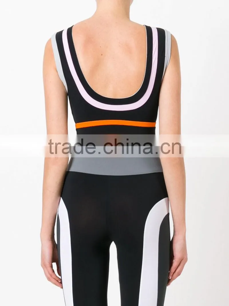 2017 new style custom made sexy Seamless Stretch Yoga sport bra ladies fashion cropped top