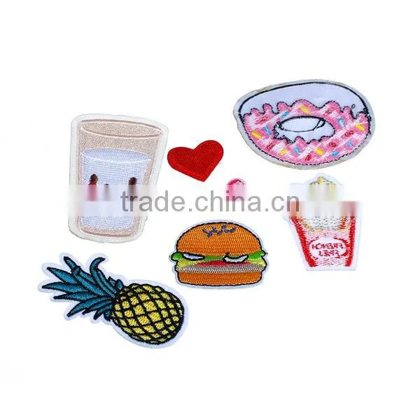 Custom Shape Fruit Food Fabric Iron On Patches Custom Patch