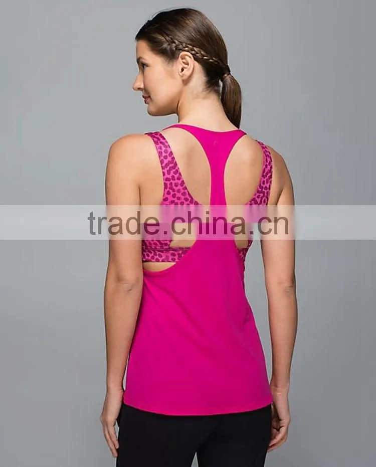 3 colors backless tight fit shirt women gym wear yoga stretch ribbed tank top custom