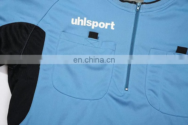 Short Sleeves Soccer Athletes Jerseys with Pocket