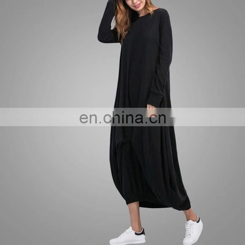 High Quality Muslim Kebaya 2017 Dubai Abaya Cotton Material Women Every Long Dress