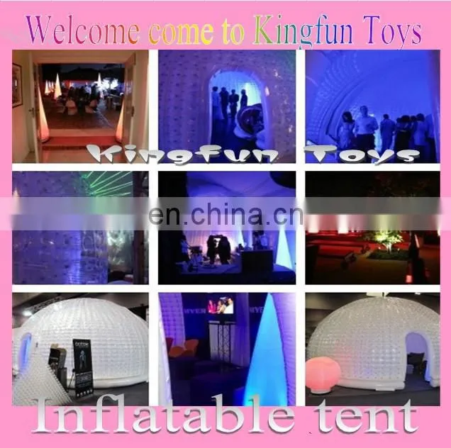 Cut Inflatable Tents with Led lights