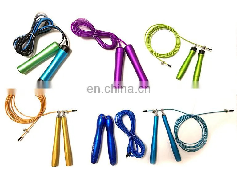 crossfit cable skipping rope,speed jump rope,plastic jump rope