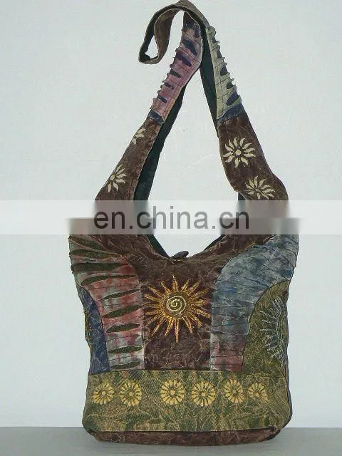 Cotton canvas shoulder backpack bags