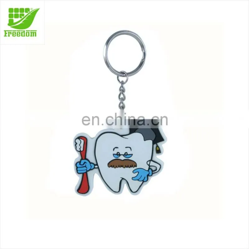 Customized Shape Soft PVC Keyring Rubber Keychain