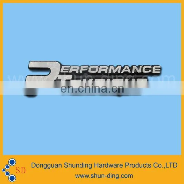 2015 New Product Aluminum Diamond Cutting Logo Nameplate