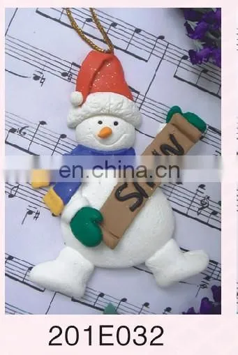 Fashional Style Cheap polymer clay christmas Snowman