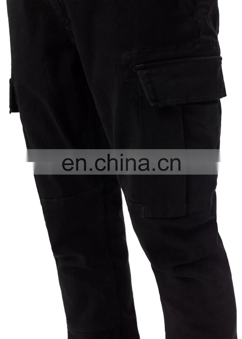 DiZNEW CUSTOM SUPER FASHION DENIM BLACK CARGO JEANS FOR MENS