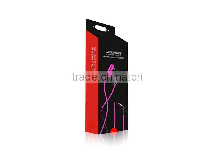 Wired earphones ,Sports Earphone with popular flat noodel cable