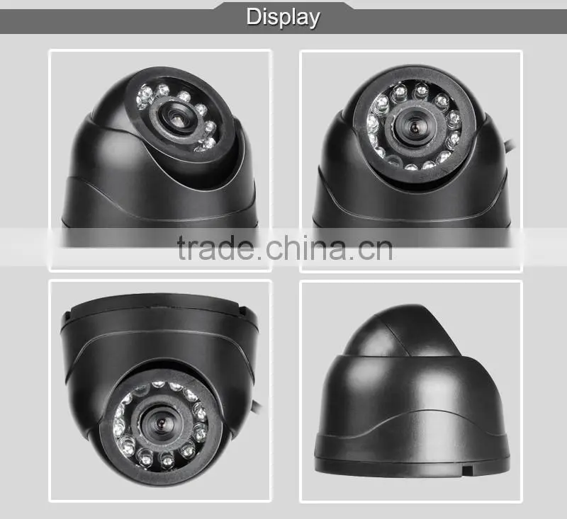 Car Surveillance Camera System 24Pcs LED Night Vision Infrared MINI Plastic Dom Sony CCTV Camera