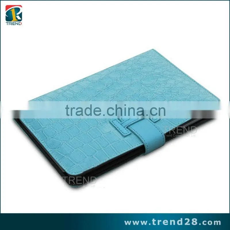 folding kickstand leather case for ipad mini tablet