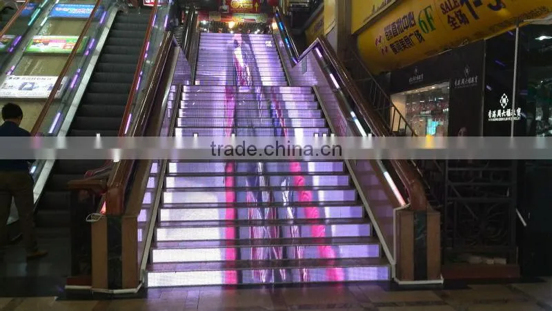 P6 stair indoor full color advertising led screen