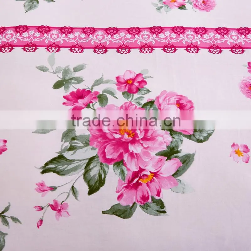 Reactive printed cotton flroal pattern comforter sets couple China turkey bedding sets colorful wooden kids bedroom set