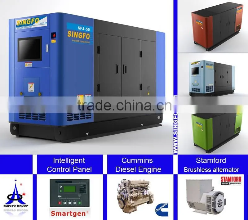 HIGH QUALITY 350KW SINGFO TRAILER TYPE DIESEL GENERATOR PRICE