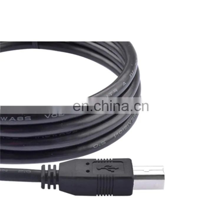Hot recommended oem service 10m black usb printer cable , 28AGW printer cable