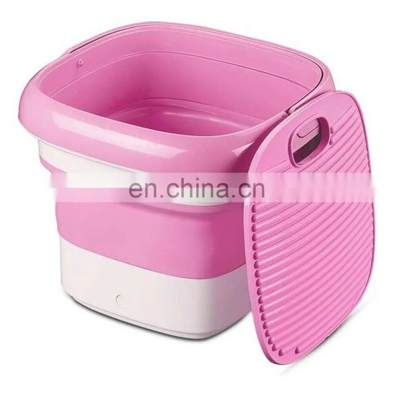 Portable Mini Semi-automatic Bucket Folding Clothes Washing Machines For Home