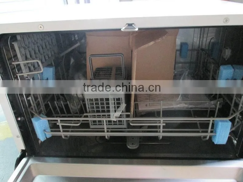 SAA/MEPS/WELS 6 sets tabletop dishwasher for home or hotel