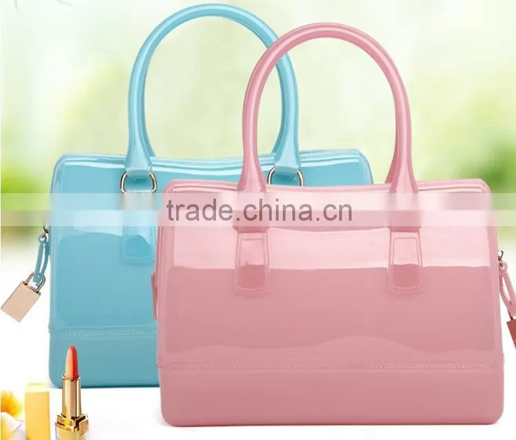 new summer candy silicone beach bag