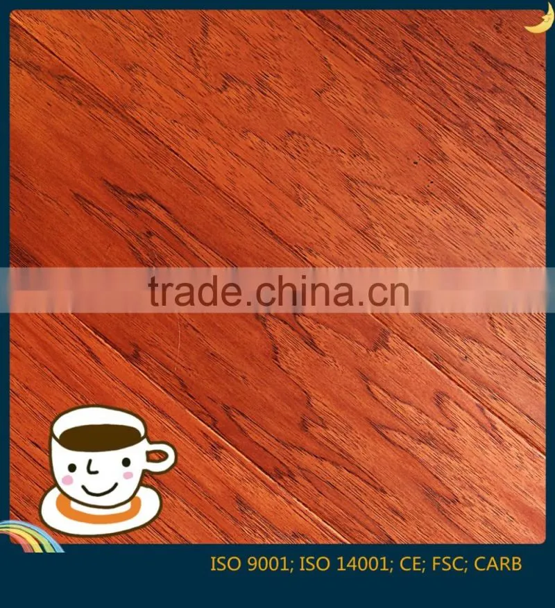 Hanscraped Multilayer Wulnut Engineered wood Flooring Hot Sale in China