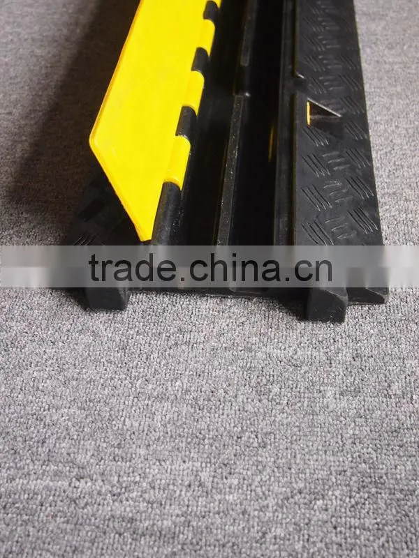 2016 High PVC Quality 2-channel Cable Protector Floor Cover use