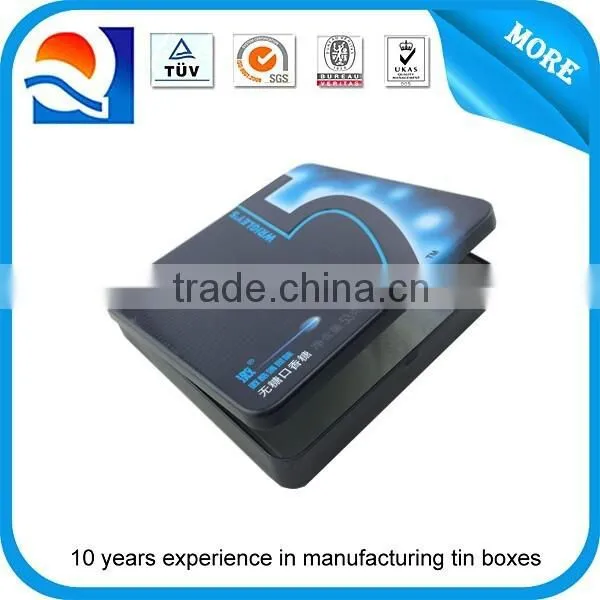 square mini tin box for mint candy
