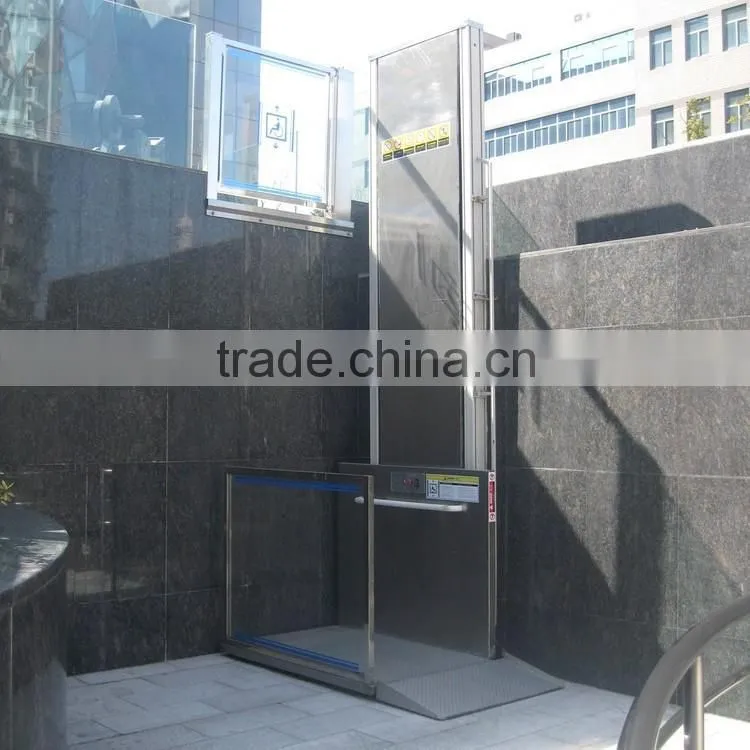 High quality hydraulic lifts for disabled people/lift with no obstacle SJG0.25-6