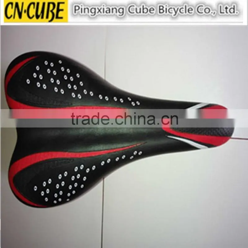 custom bicycle saddle ,PU steel colorful mountain bicycle saddle