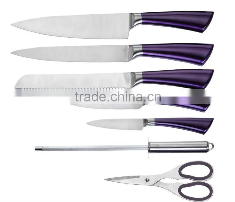 430 S/S HANDLE 8PCS KITCHEN KNIFE SET