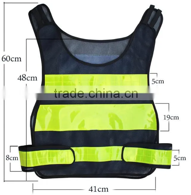 BS-FGY618 Reflective safety vest clothing round neck