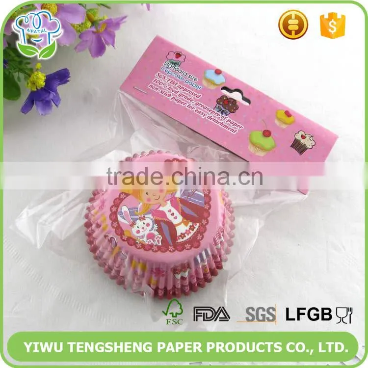 40 gsm standard greaseproof food grade beautiful paper cupcake cups for party,holiday and family
