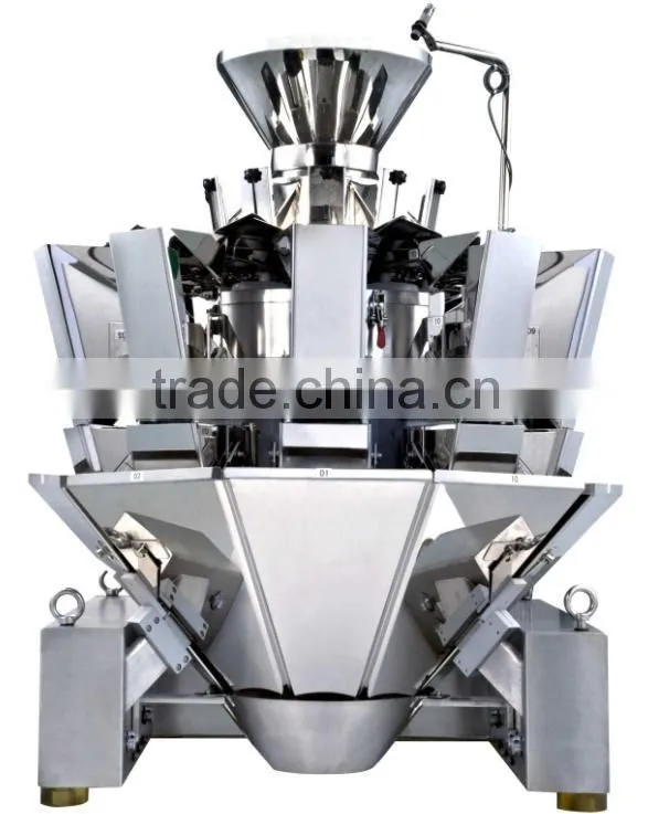 multi mouth feeder combination weigher for weighing rice,sugar, fine tea,detergent powder