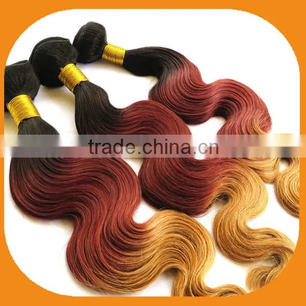 High Quality Ombre Hair Weaves Color 1B# -33#-27#