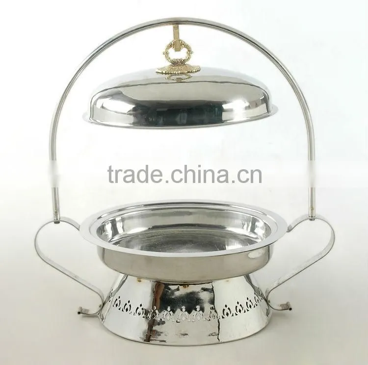 Steel Cheffing Dish, Wedding & Party utensils, food serving dish, hot keeping dish, Catering item, Hotel & Restaurant utensils
