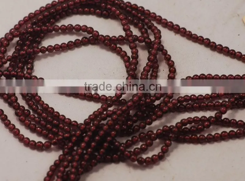 Garnet Round Beads