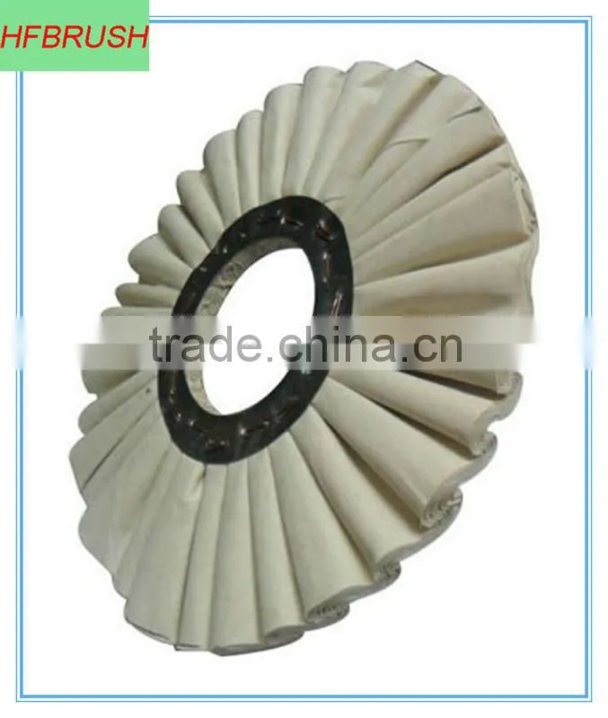 Air flow buffing wheel