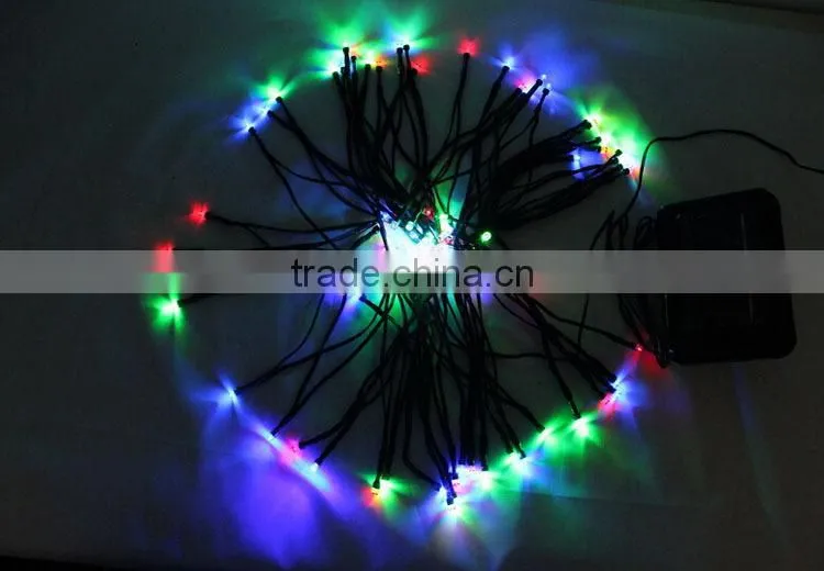 100 led short string christmas lights wedding party decorative solar string lights