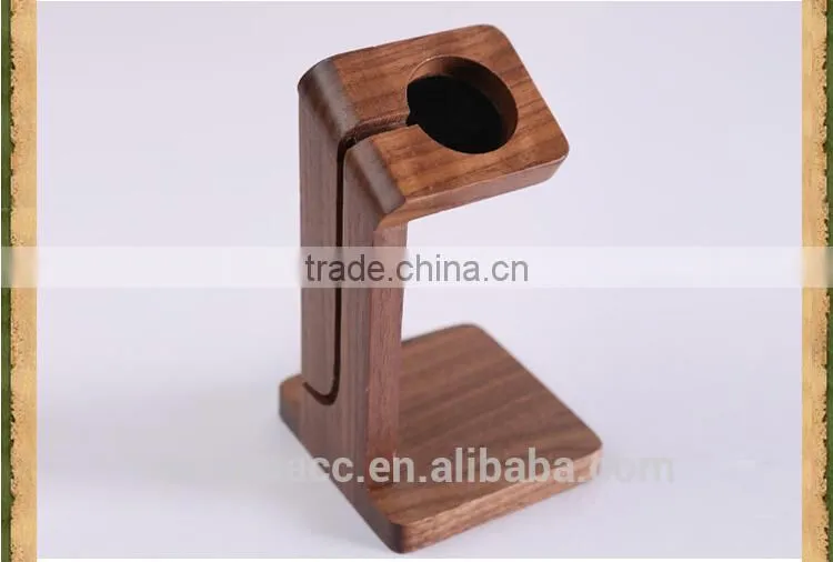 Eco-friendly natural Wooden holder for apple watch
