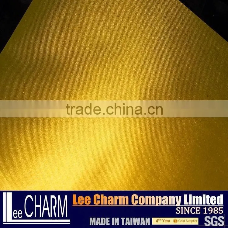 Luxury Silver Gold Satin Fabric Piece Dyed Material