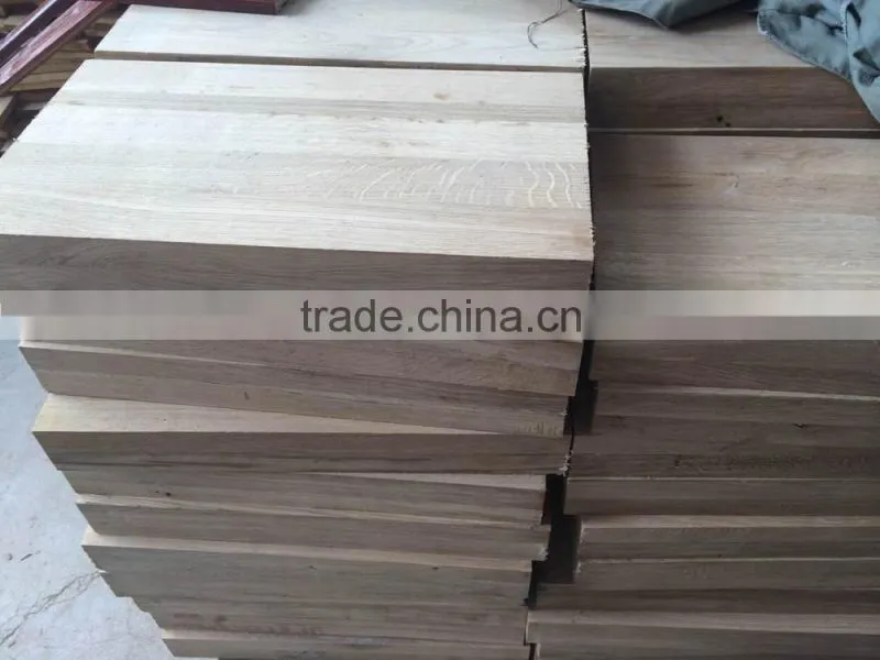 60 mm unfinished oak stair treads from Guangzhou Factory