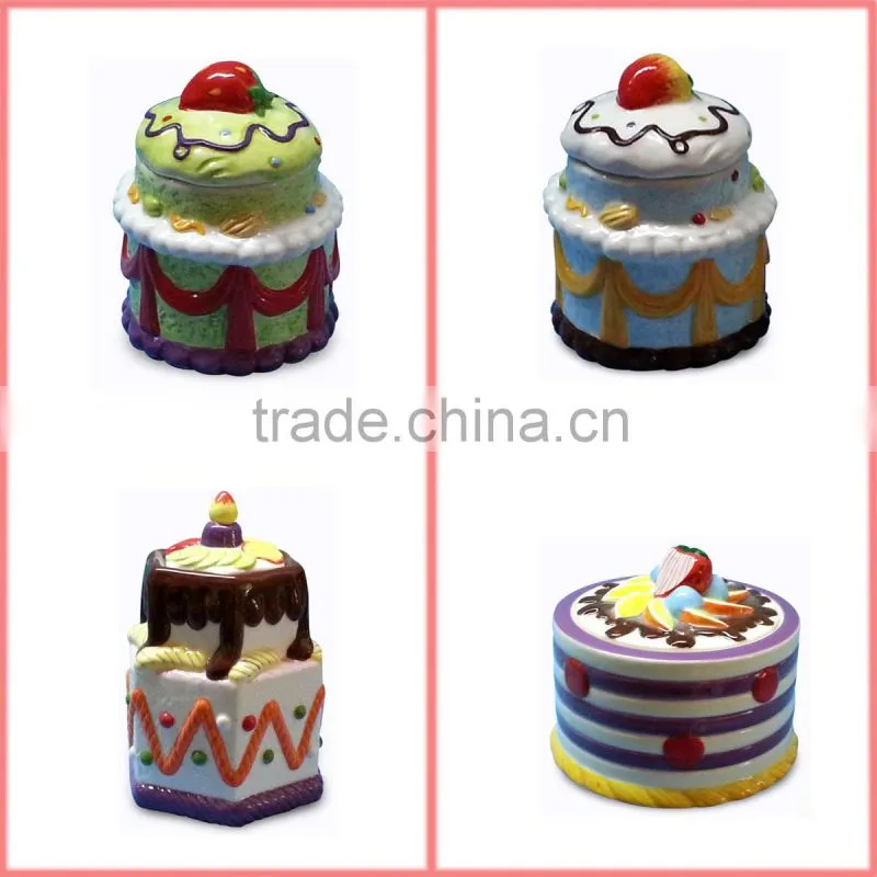 Ceramic canister cheap cake canister
