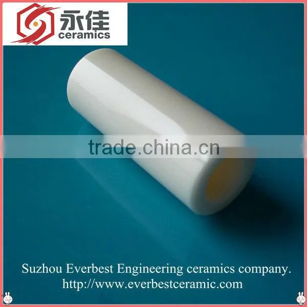 Polished white Alumina ceramic bushing sleeve