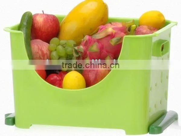 China maker sale Convenient Plastic Crates for Fruits and Vegetables