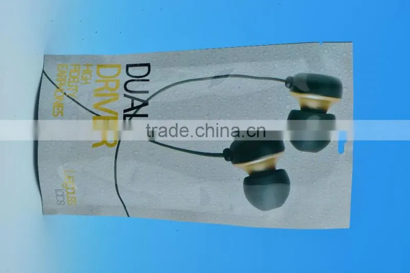 Hot Sales Resealable Earphone Stand Up Pouches,Standing up pouch Pouches