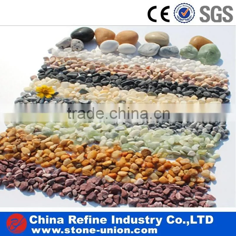 Stripe Pebble Tiles,Machine-Made Pebble pebble,yellow pebble