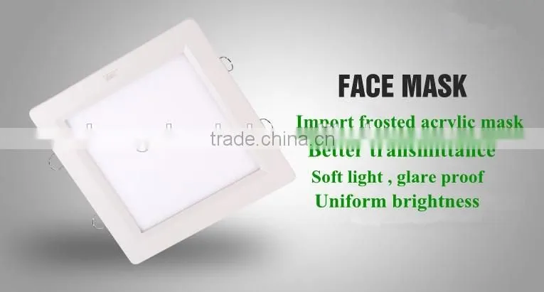 Hongzhun good price product square panel light 15w led panel light with 50000hrs lifetime