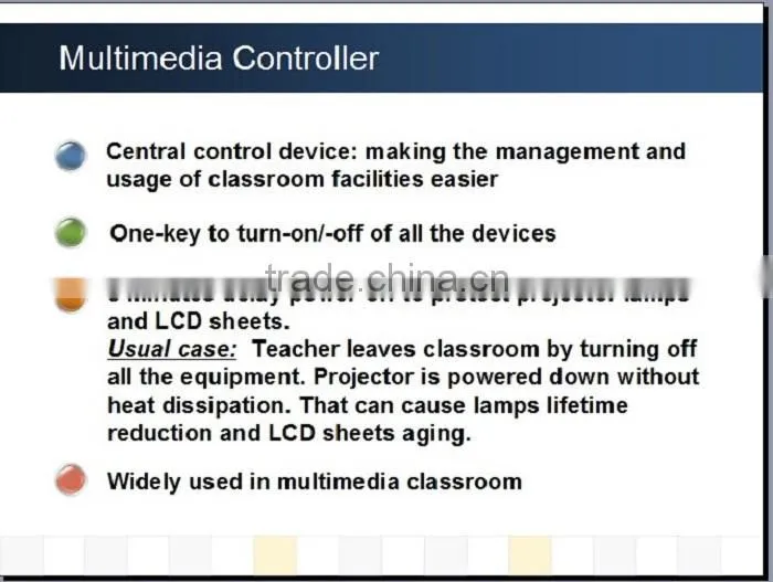 Gaoke high quality power off delay multimedia Central Controller for Learning Projector whiteboard