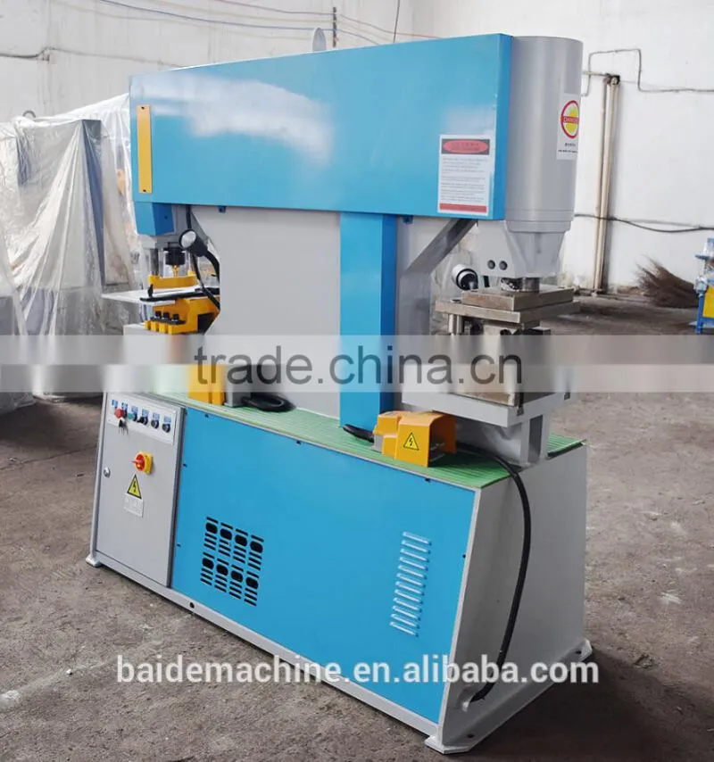 Export to India hydraulic double head machine,hole punching machine,ironworker
